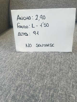 Sofá Cama Gris Tela