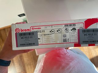 Discos de freno Brembo 09.7012.11 nuevos