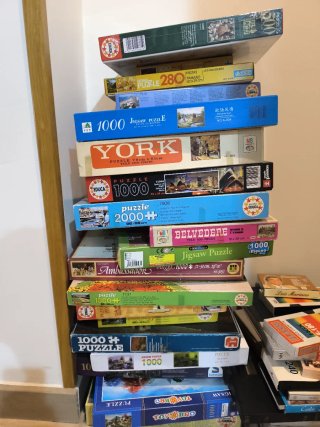 Lote Puzzles 1000, 2000, 500 piezas