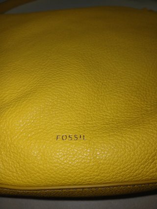Borsa a tracolla Fossil gialla