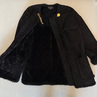 Montone Shearling Chanel Boutique Pelle trapuntato