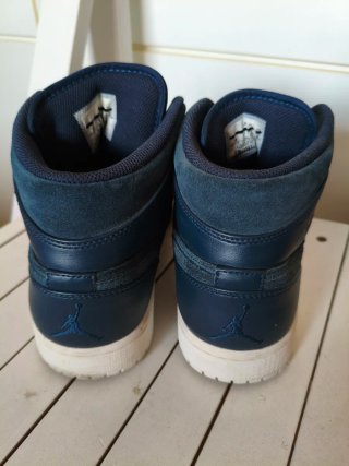Nike Air Jordan 1 Mid Azul/Armory Navy/Electrolime