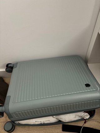 Maleta de cabina gris/verde azulado
