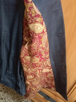 Traje de hombre verde