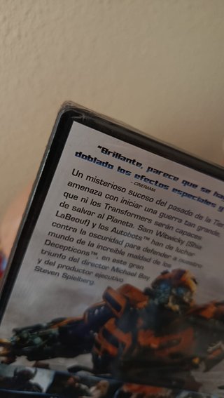 DVD Transformers: El Lado Oscuro de la Luna