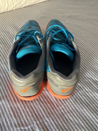 Zapatillas Asics Lima Padel Azul Naranja