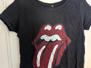 Camiseta Rolling Stones Negra