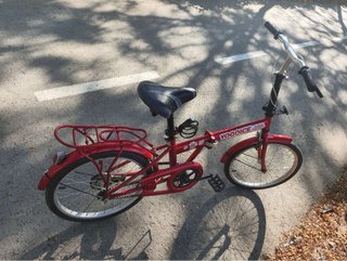 Bicicleta plegable roja YOGOICE