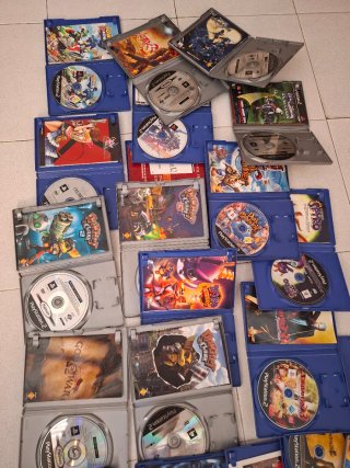 Lote 23 Juegos PS2 Originales Cajas y Manuales