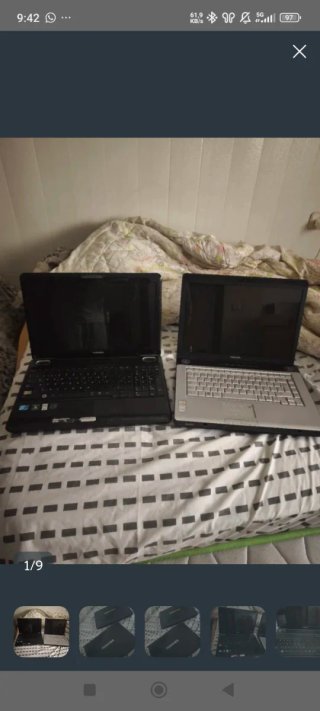 Lote 2 portátiles Toshiba