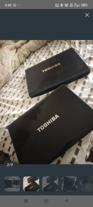 Lote 2 portátiles Toshiba