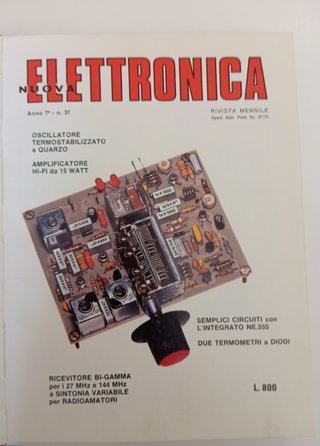 Riviste Nuova Elettronica Vintage + Raccoglitore