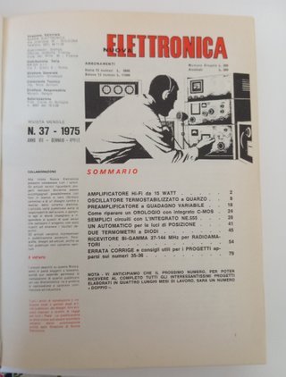 Riviste Nuova Elettronica Vintage + Raccoglitore