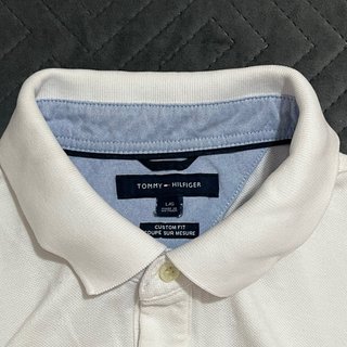 Camisa Polo Tommy Hilfiger Blanca Talla L
