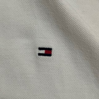 Camisa Polo Tommy Hilfiger Blanca Talla L