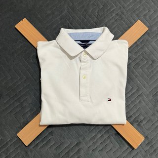 Camisa Polo Tommy Hilfiger Blanca Talla L