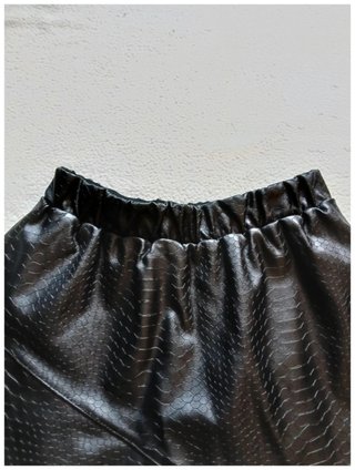 Gonna in pelle bimba - Misura 6 anni