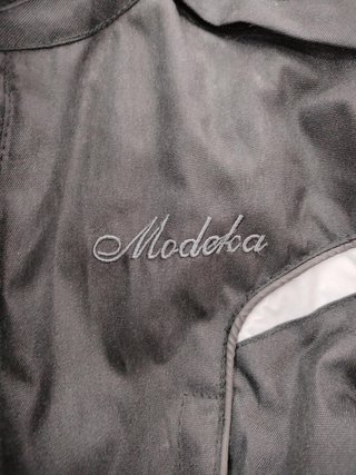 CHAQUETA DE MOTO MODEKA START TALLA 36 NEGRA