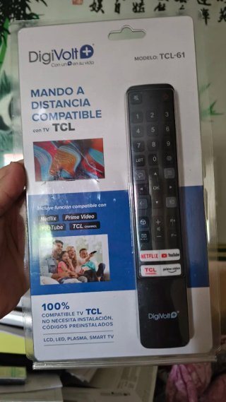 Tcl tv mando a distancia