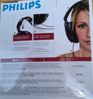 Auriculares Philips SHP2000 Negro