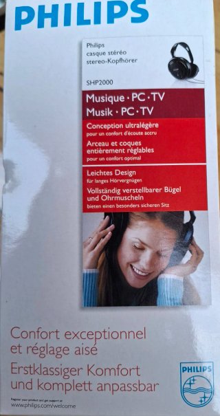 Auriculares Philips SHP2000 Negro