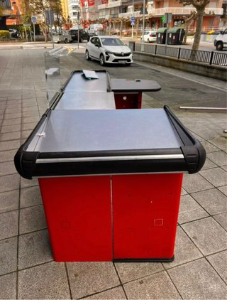 Mueble Caja Registradora Rojo