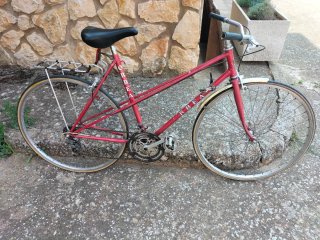 Antigua Bicicleta Orbea Clásica Roja