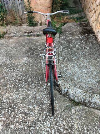 Antigua Bicicleta Orbea Clásica Roja