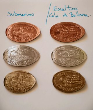 Monedas Elongadas Cartagena