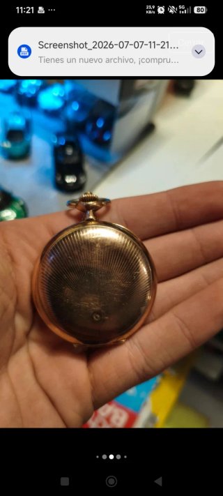 Reloj de bolsillo LIP chapado en oro 1927 leer