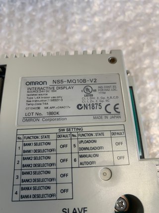Omron NS5-MQ10B-V2 HMI Panel