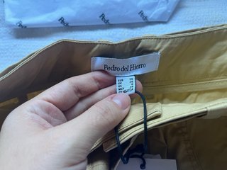 Pantalón ancho mostaza Talla 38