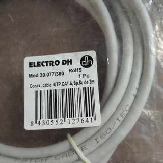 Cable UTP Electro DH Cat.6 3m