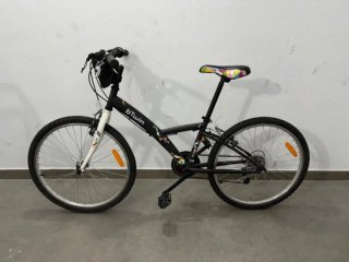 Bicicleta Btwin Popply 24 Negra