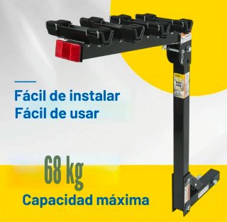 MaxxHaul 70210 - Soporte Enganche 4 Bicicletas