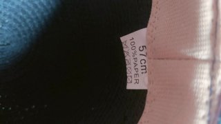 Sombrero de playa mujer azul y beige