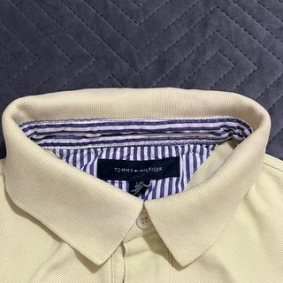 Camisa Polo Tommy Hilfiger Amarilla talla L origin