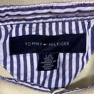 Camisa Polo Tommy Hilfiger Amarilla talla L origin