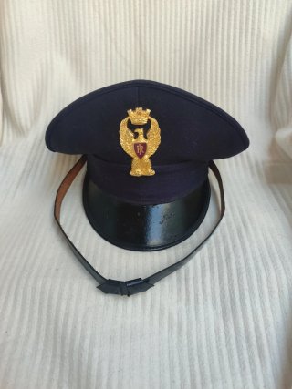 Gorra Polizia vintage RI azul marino