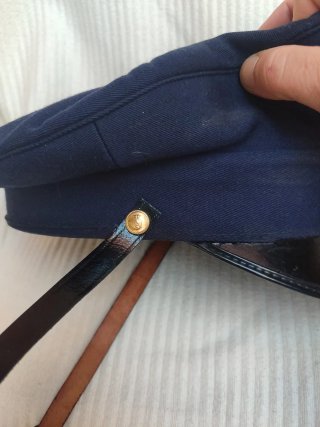 Gorra Polizia vintage RI azul marino