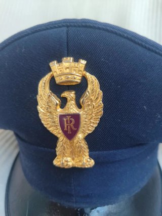 Gorra Polizia vintage RI azul marino