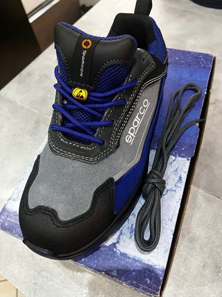 Scarpe antinfortunistiche Sparco blu/grigie
