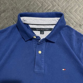 Camisa Polo Tommy Hilfiger Azul talla M original