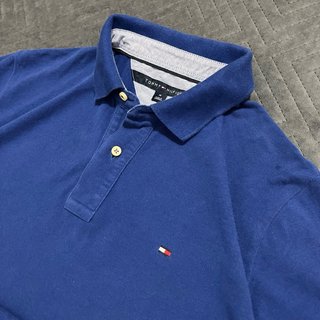 Camisa Polo Tommy Hilfiger Azul talla M original