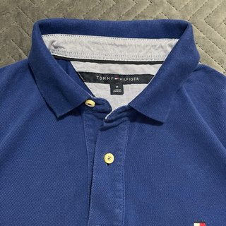 Camisa Polo Tommy Hilfiger Azul talla M original