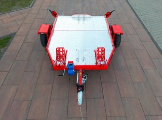 Remolque moto 750  plegable con elevación