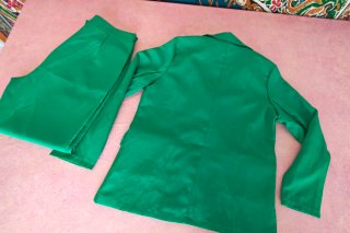 Traje verde esmeralda L