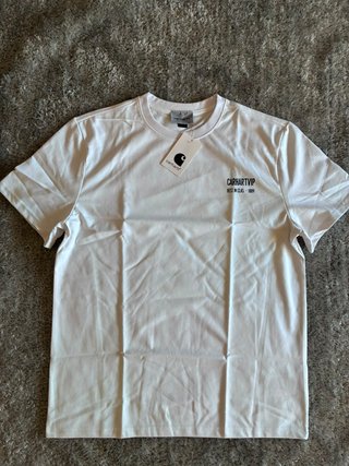 T-shirt Carhartt WIP Branca Homem Logo