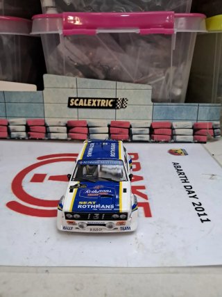 CARROCERÍA FIAT ABARTH 131 Rothmans Scalextric