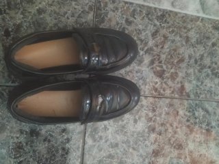Mocasines Mango Talla 35 Negros